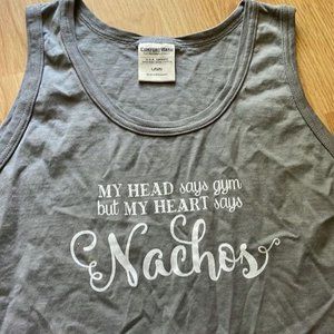 Hilton Head Island Destination  My Head says gym but my heart says Nachos size L